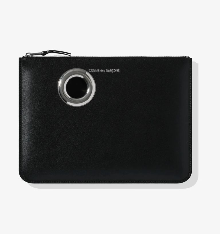 Wallet COMME des GARCONS - コムデギャルソン 財布 SILVER EYELET  POUCH*Lサイズ(8Z-Z051-051) | mark