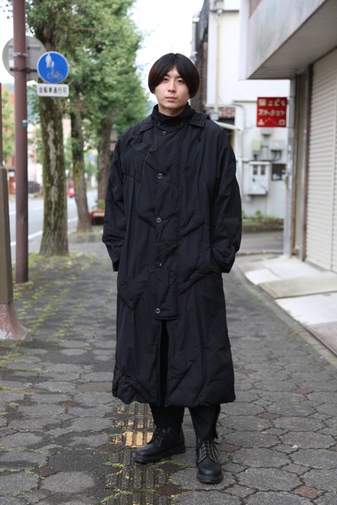 Yohji Yamamoto 2020AW 新作M-綿入りシャツコート style.2020.9.11.