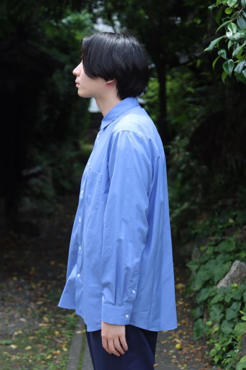 ATON 22FW STANDARD SHIRT style.2022.6.19.