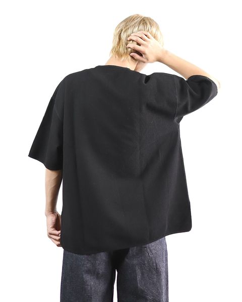 ブラームスルーツストック24SS Rough&Smooth Thermal Over-neck(BLACK) style 2024.3.21
