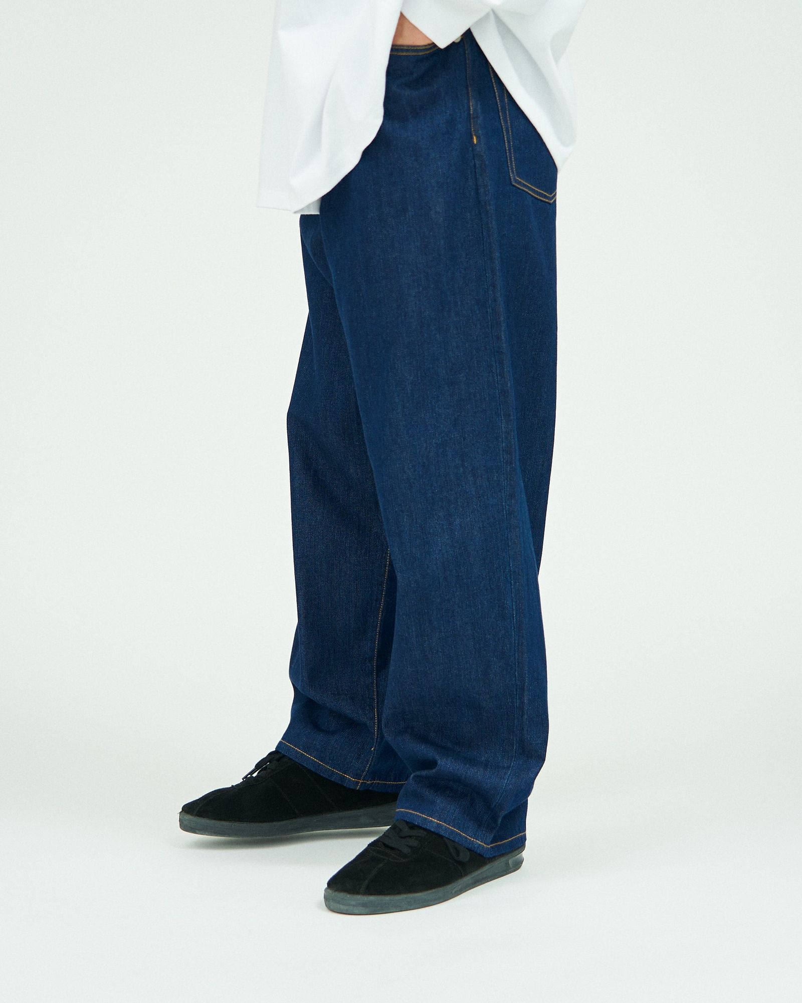 FreshService - フレッシュサービス CORPORATE DENIM FIVE POCKET PANTS  (FSC243-40169OB)ONE WASH | mark