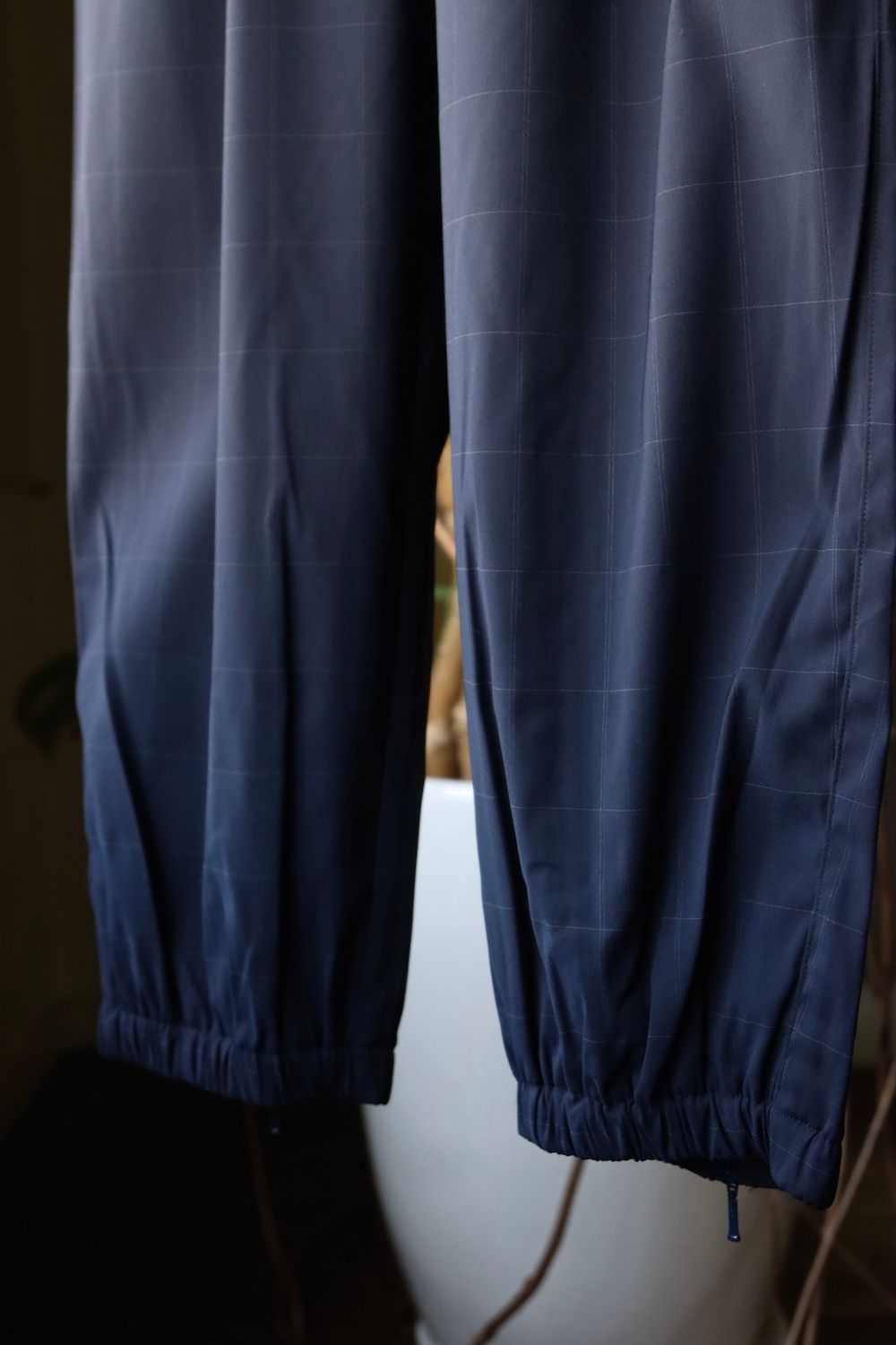 is-ness×NEAT LORO PIANA SPORT FABRICS PANTS"NAVY"イズネス22SS