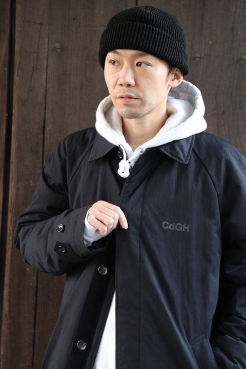 COMME DES GARCONS HOMME 新作CdGH綿ナイロンウェザーコート style.2020.12.8.