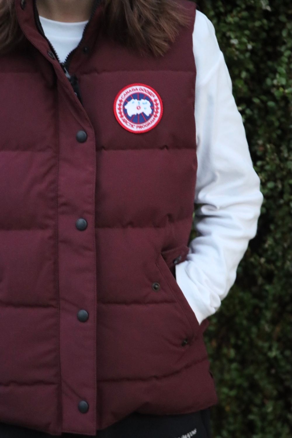 新品タグ付 レディースS CANADA GOOSE ダウンベスト FREESTYLE VEST