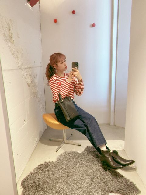 PLAY COMME des GARCONS ボーダーTシャツ style.2024.3.11