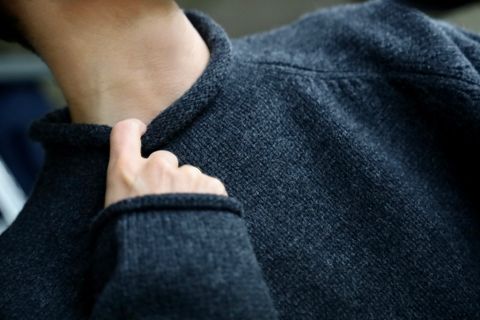 A.PRESSE Roll Neck Sweaterスタイル.2025.1.8.