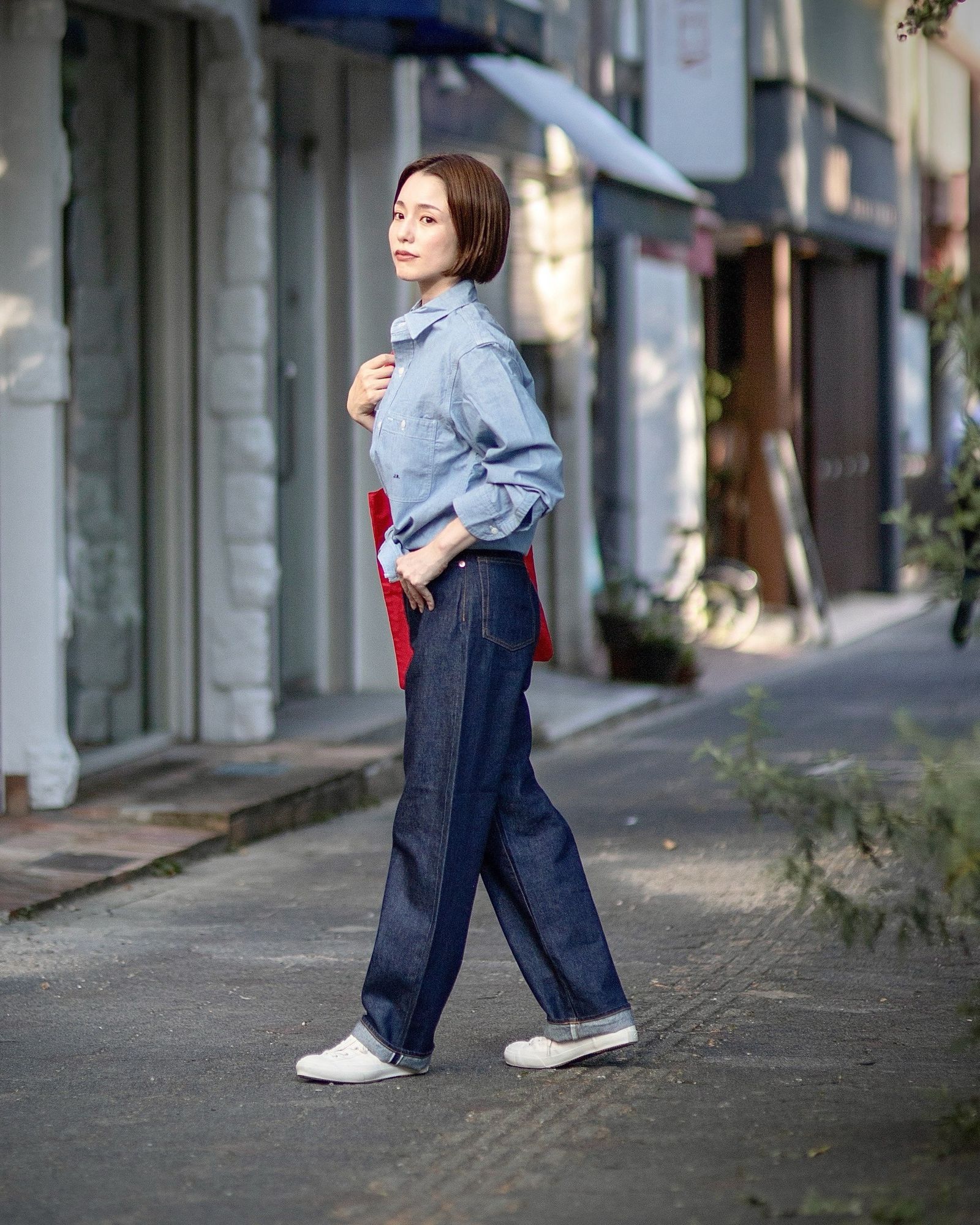 お得な情報満載 ATTIRE J.B. Santa wash One denim monica パンツ