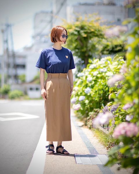 PLAY COMME des GARCONS  ワンポイントTシャツ style.2024.06.08