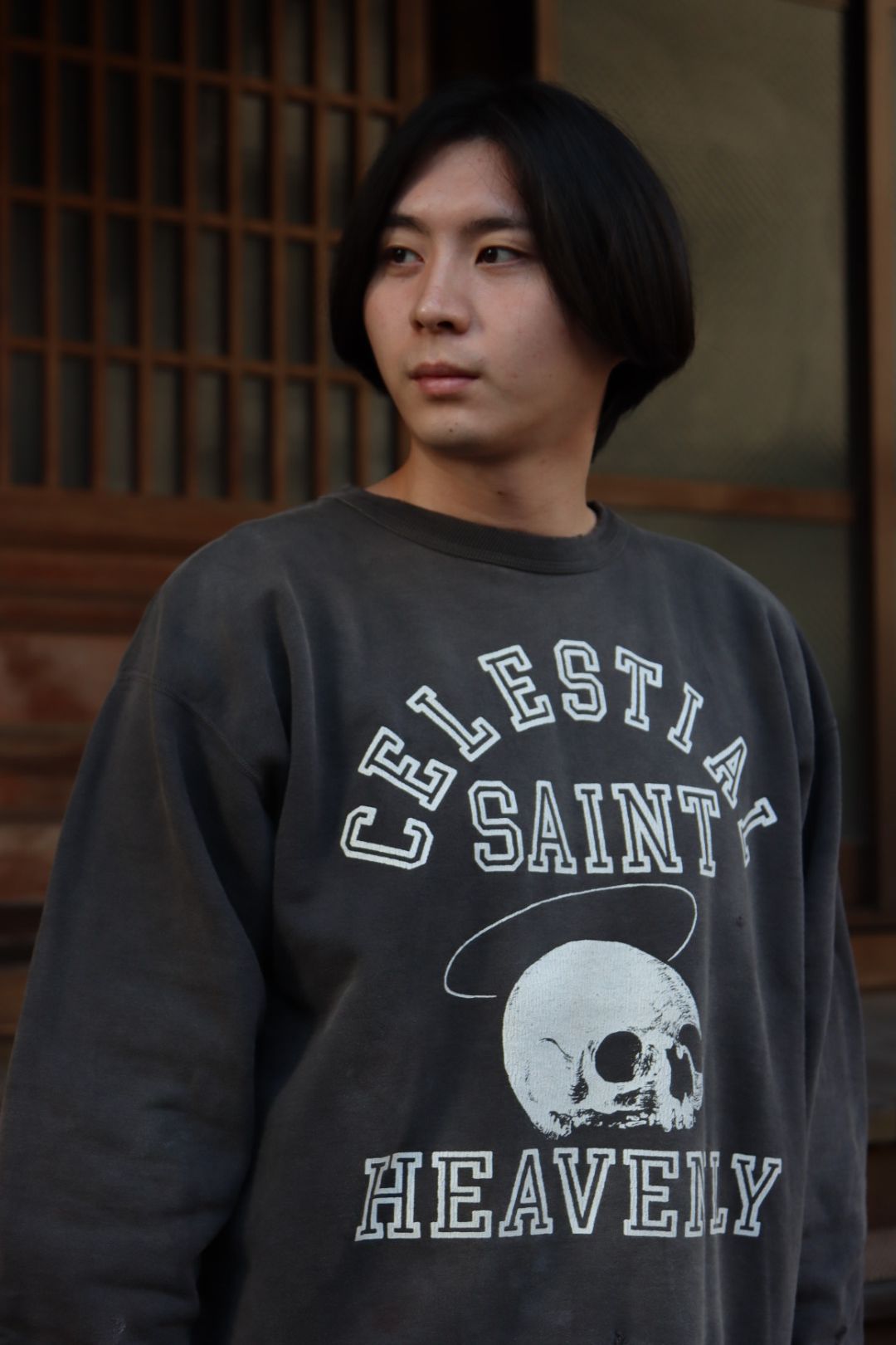 SAINT MICHAEL/セントマイケル 21AW スカルプリントスウェット