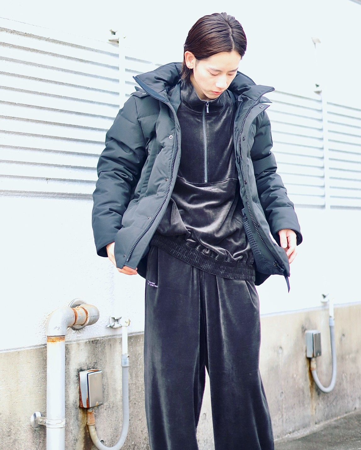 CANADA GOOSE カナダグース 23AW Wyndham Parka BLACK LABELスタイル