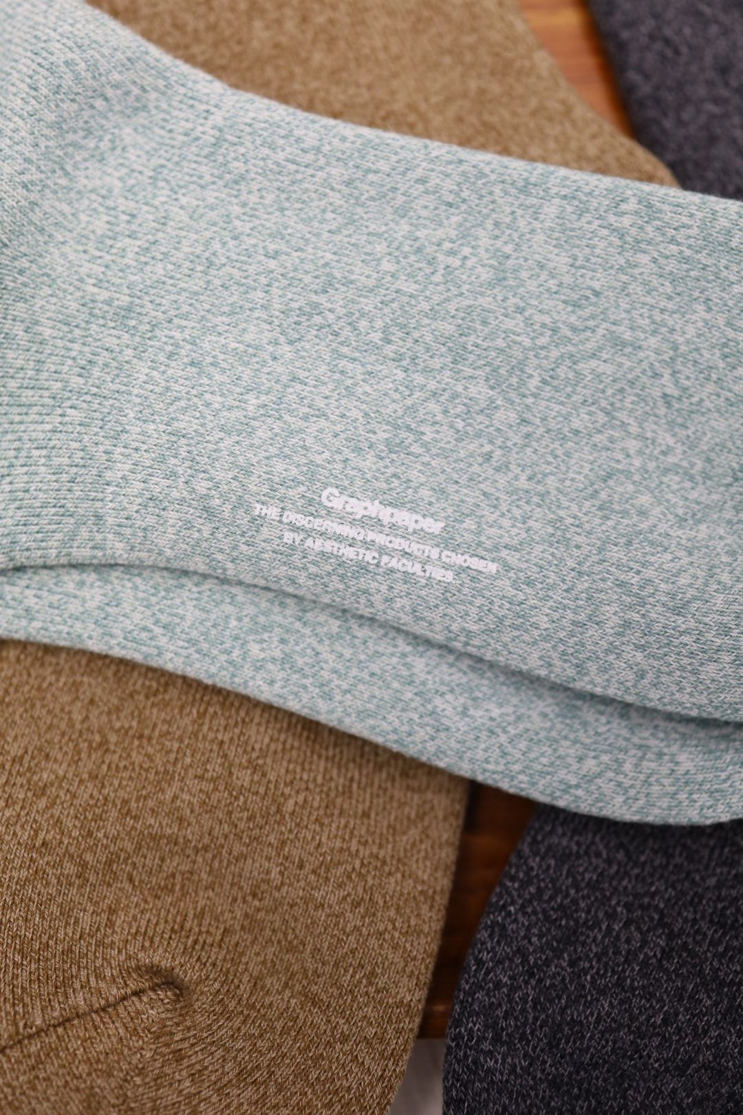 グラフペーパー 26SS 3-Pack Melange Socks(GU261-90289) MIX☆1月31日(土)発売！