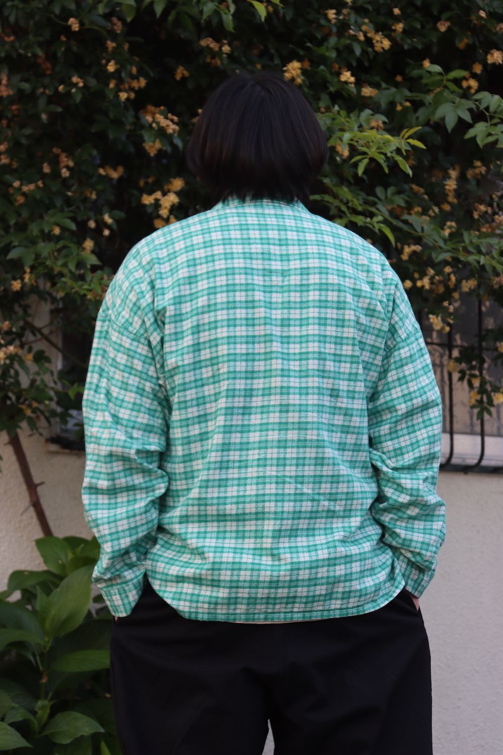 SAINT Mxxxxxx CHECK PJ SHIRT(SM-S22-0000-045) style.2022.5.2