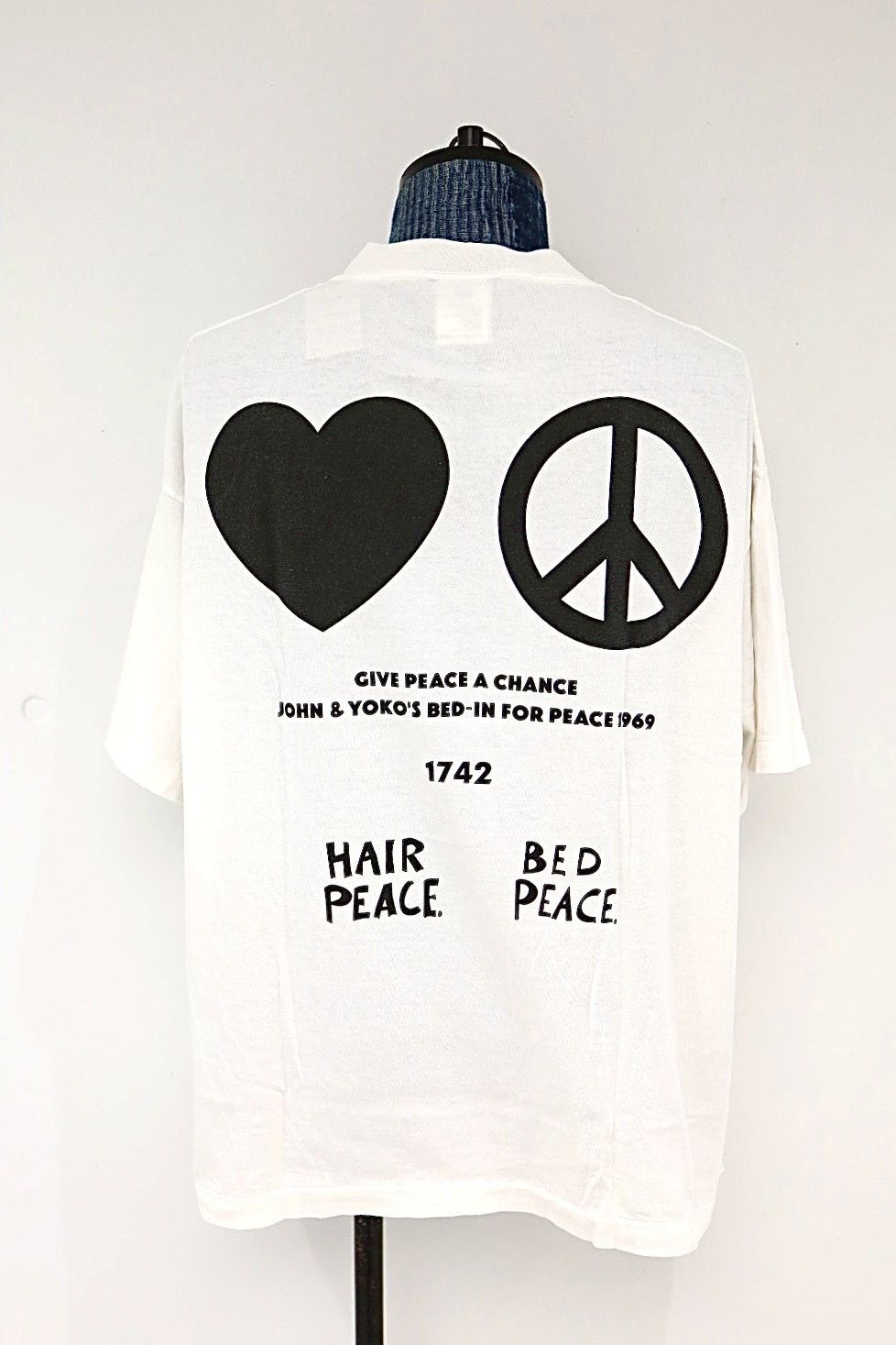 セントマイケル 26SS JL_SS T-SHIRT/IMAGINE PEACE(SM-MK8-0000-C27)WHITE