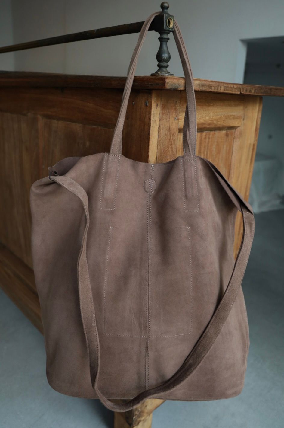 Morphee / モルフェトートバッグ 3WAY LARGE TOTE(L SIZE)SUEDE [ELEPHANT]☆新作発売！