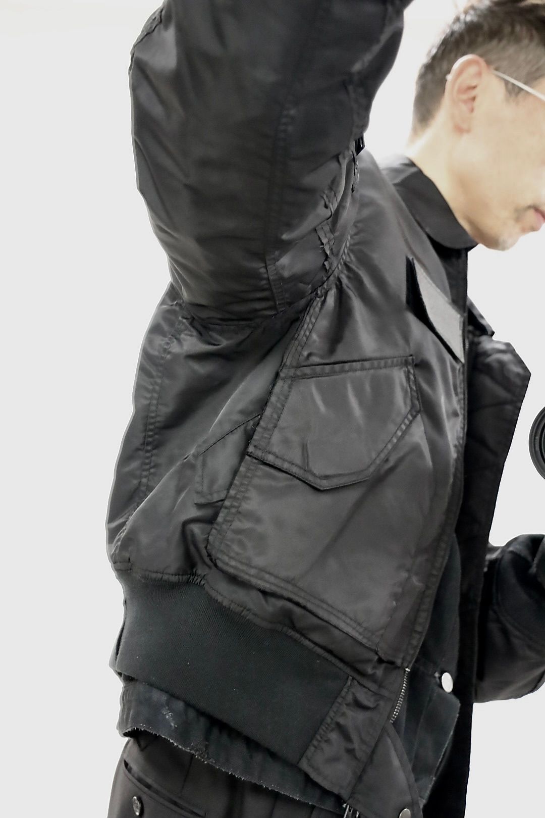 YOKE ヨーク26SS Connected Military Blouson CWU*L-2B"BLACK"スタイル