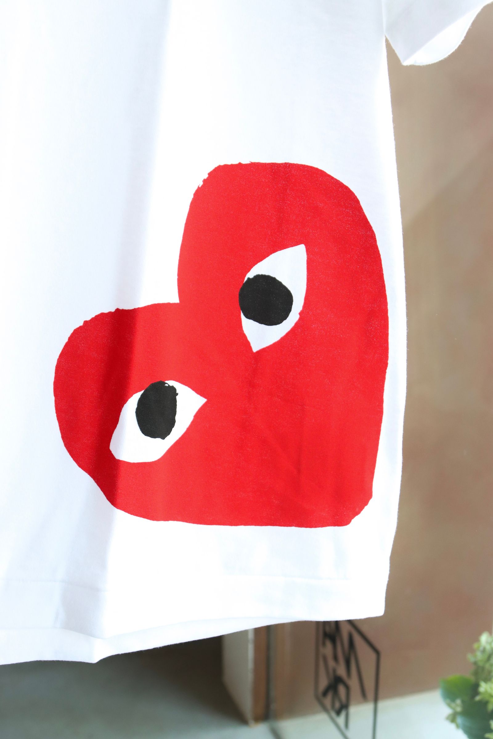 プレイコムデギャルソン オーバーサイズロゴTシャツ (RED)☆6月27日(金)発売！