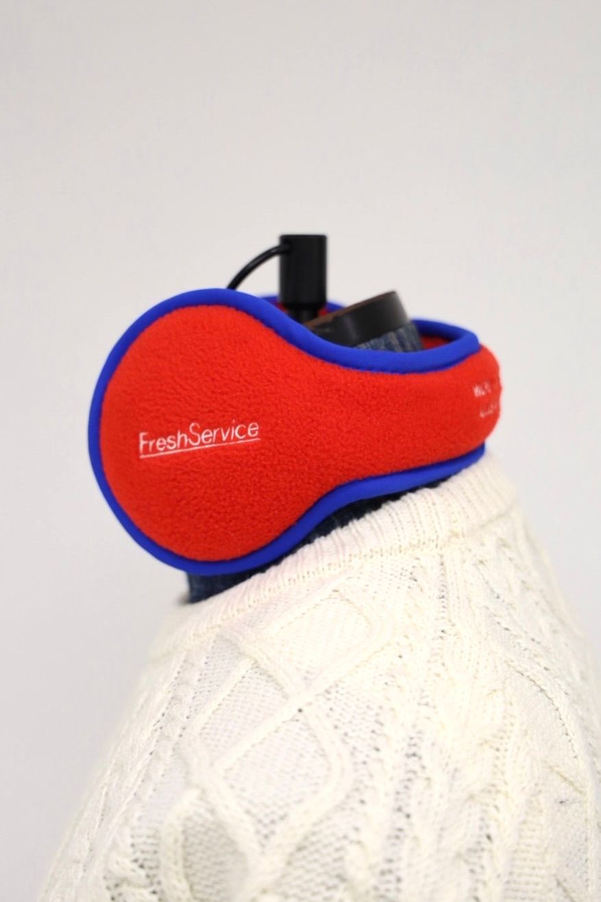フレッシュサービス MICRO FLEECE EARMUFFS(FSP253-90202)RED★10月18日(土)発売！