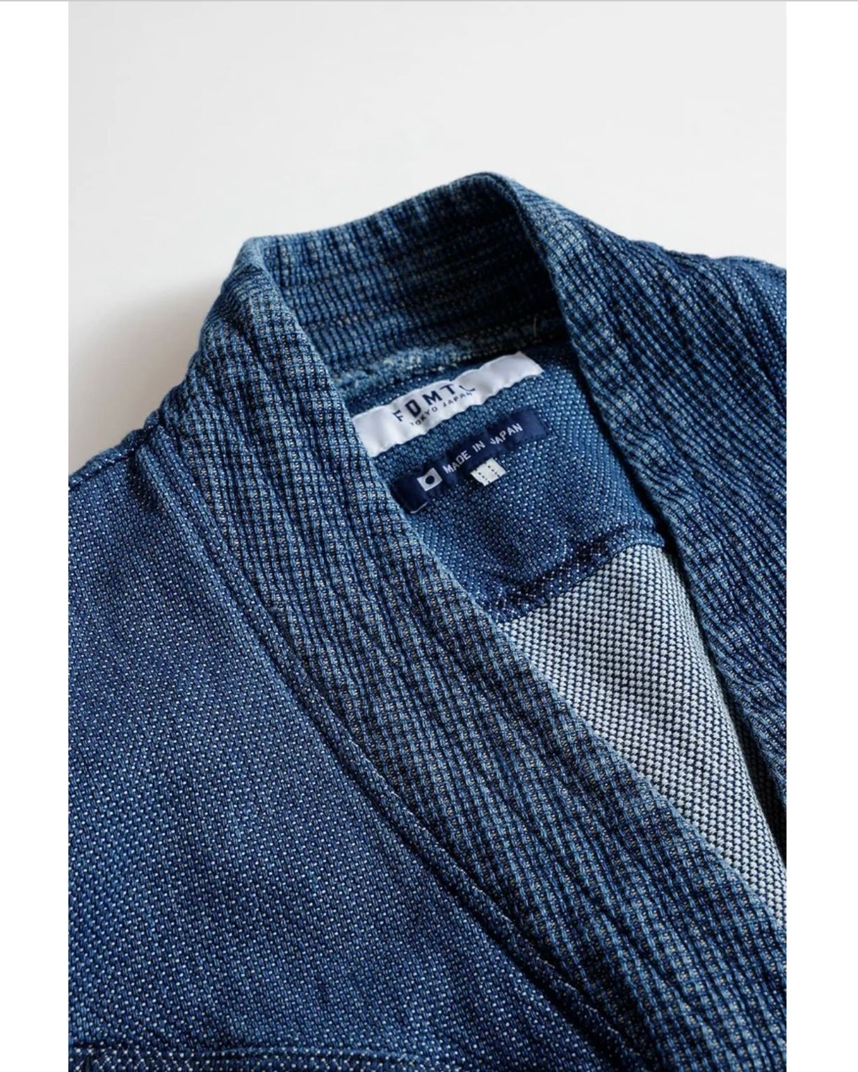 ファンダメンタル デニムシャツHAORI JUNGLE JACKET 3YR WASH(FA25TP44U)INDIGO☆新作発売！