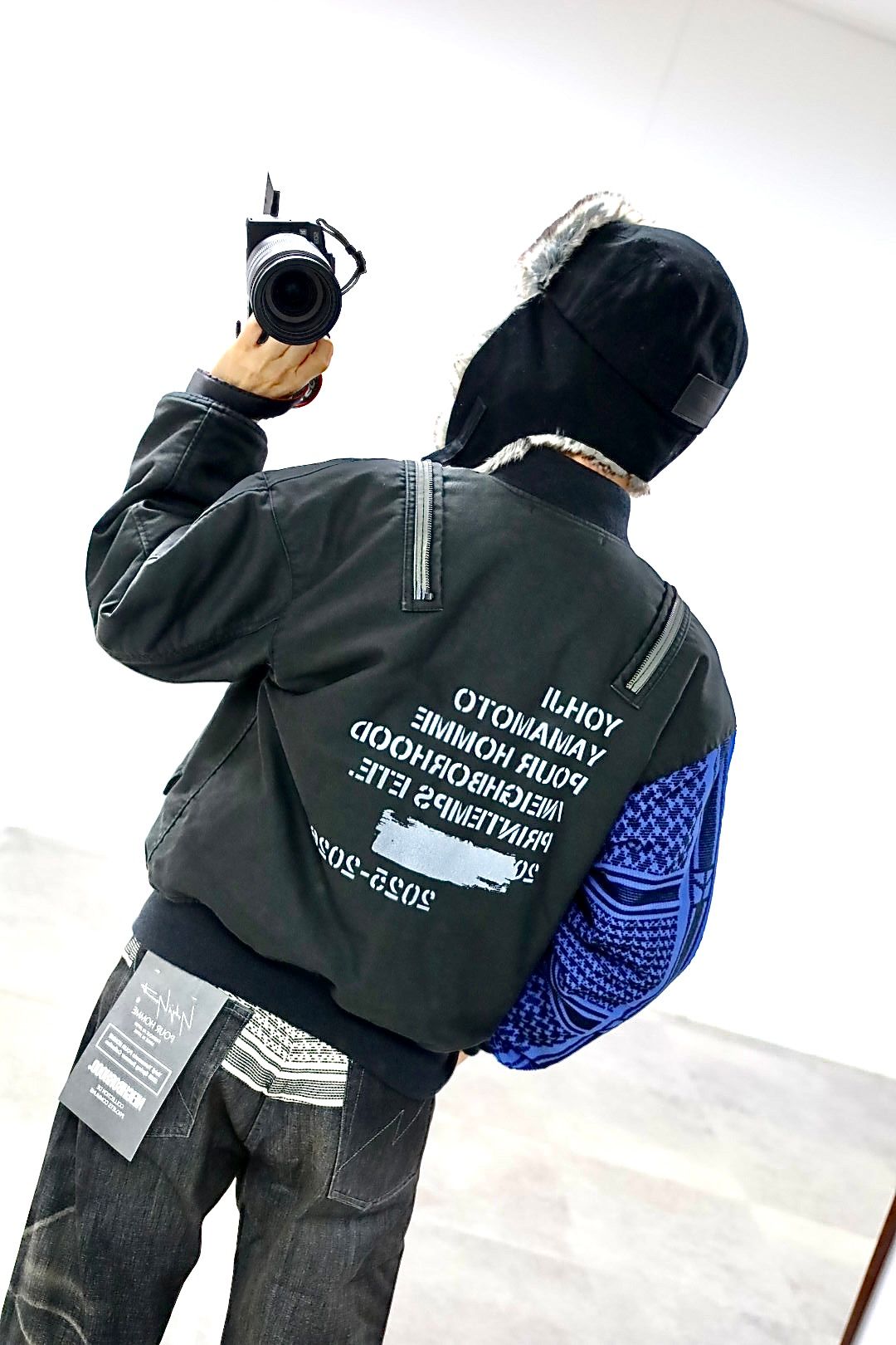 Yohji Yamamoto × NEIGHBORHOOD A-1 デッキジャケット(252SPYYN-JKM02S)BLACK★12月5日(金)発売！