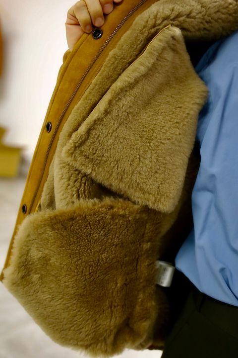 A.PRESSE 2026 Vintage Mouton Ski Down Jacketスタイル