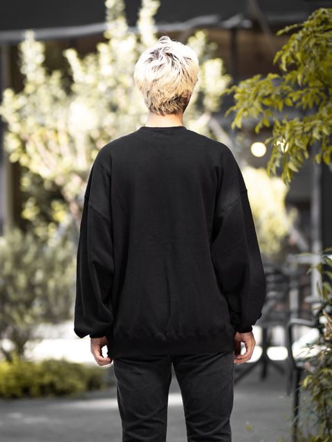 Graphpaper AZUMA Terry Crew Neck Sweat (BLACK) MARKスタイル！