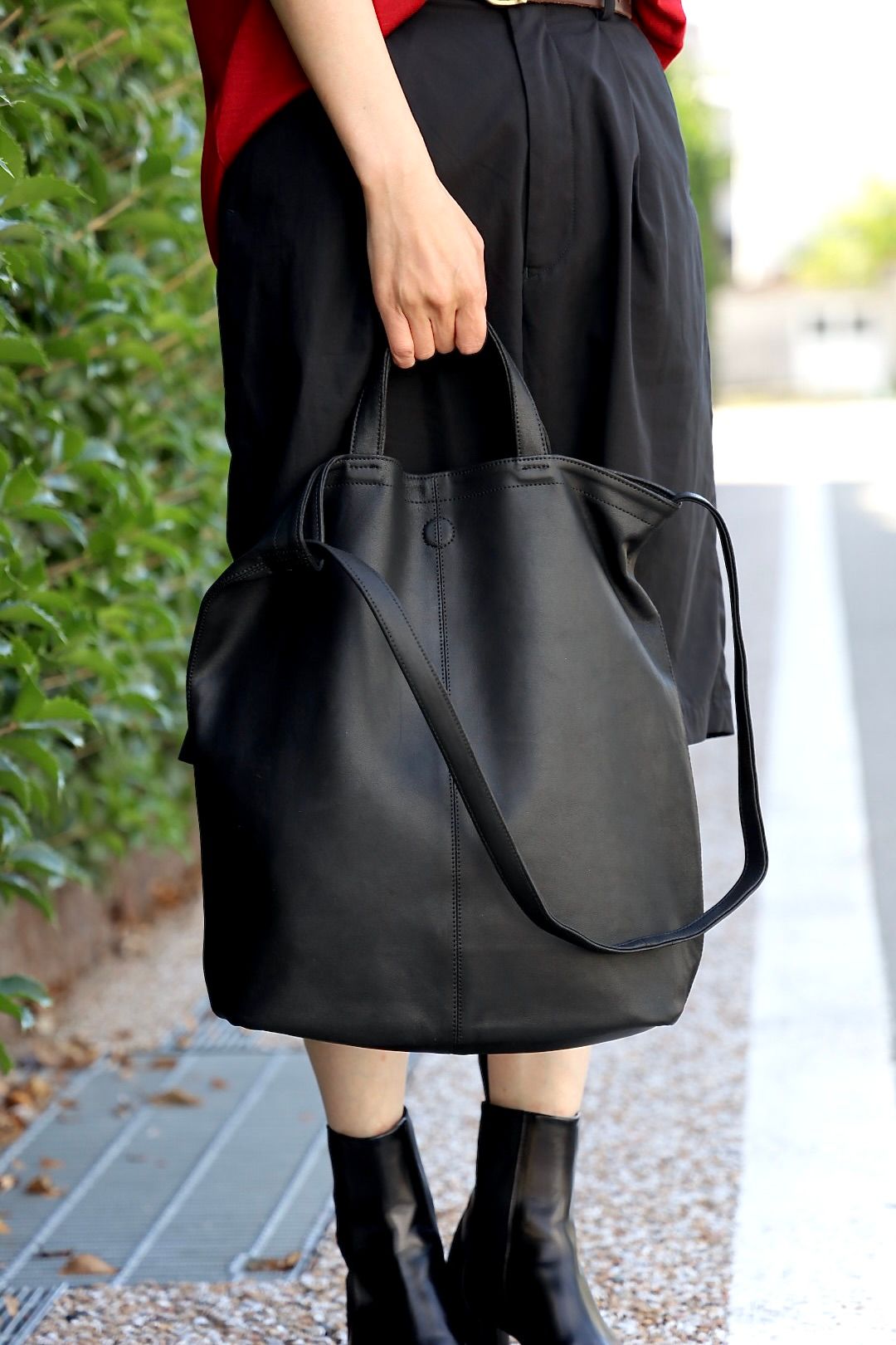 Morphee / モルフェトートバッグ HANDLE SHOUDER BAG(HSB-BLK)BLACK☆新作発売！