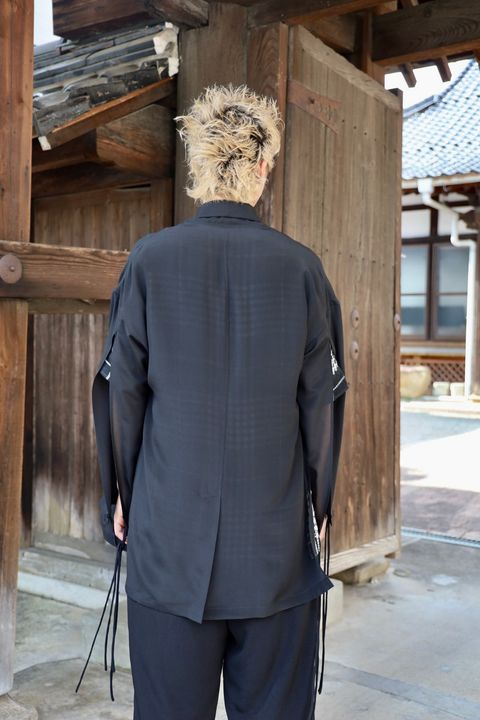 Yohji Yamamoto 釈迦釦付きストールジャケット 新作発売！