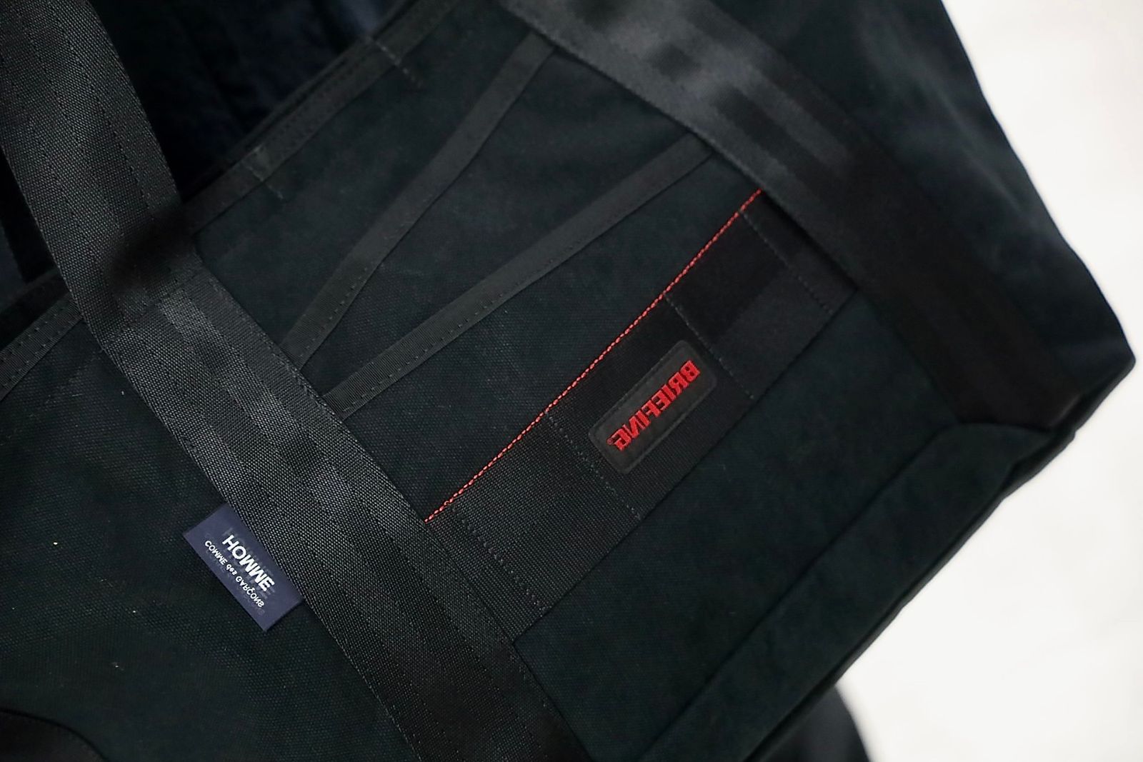 COMME des GARCONS HOMME コムデギャルソンオム26SS ナイロンオックス製品染フーデッドパーカ"BLACK"スタイル