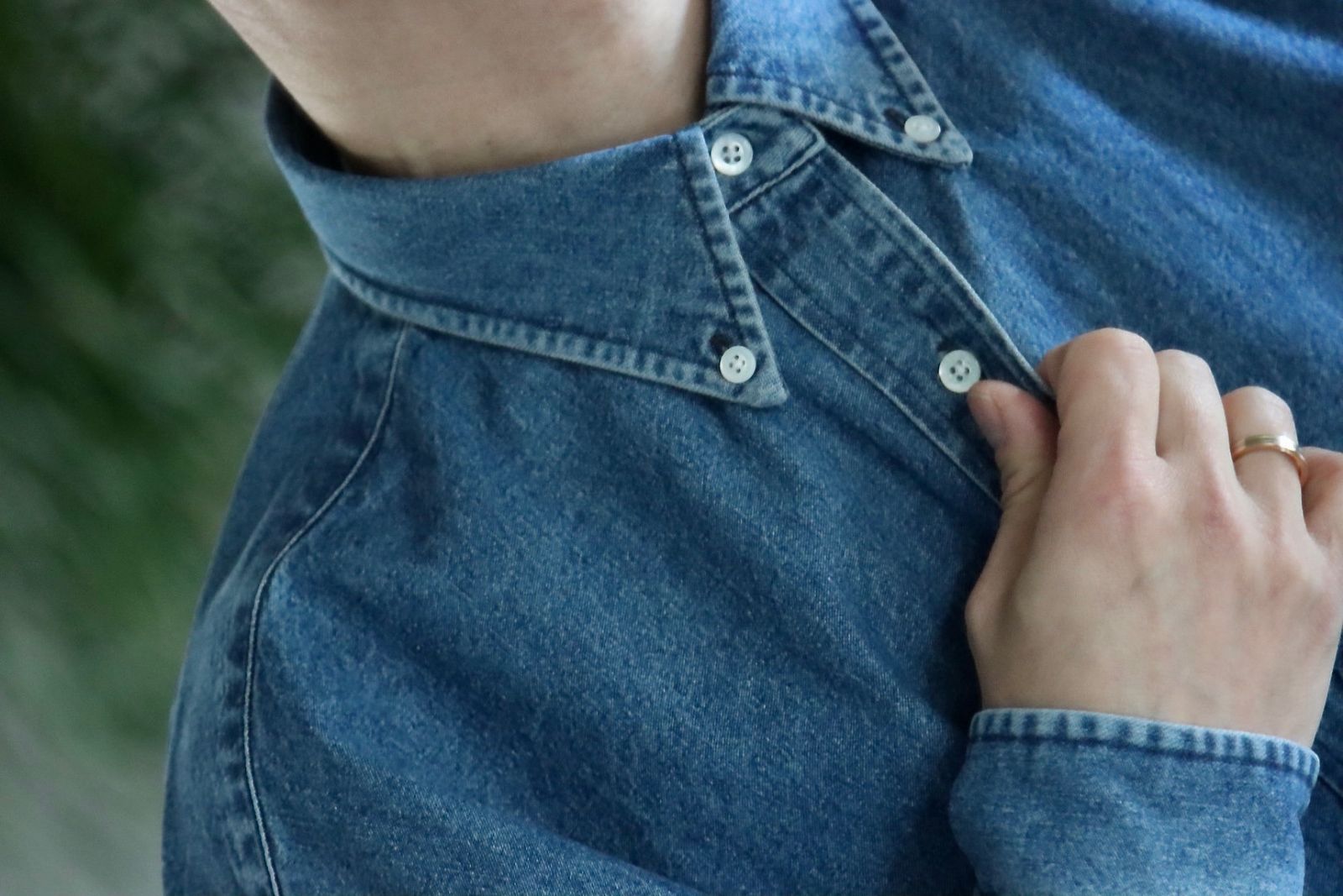 A.PRESSE BD Denim Shirt(22SAP-02-03H)INDIGO style. | 2198 | mark A.PRESSE BD Denim Shirt(22SAP-02-03H)INDIGO style. | 2198 | mark
