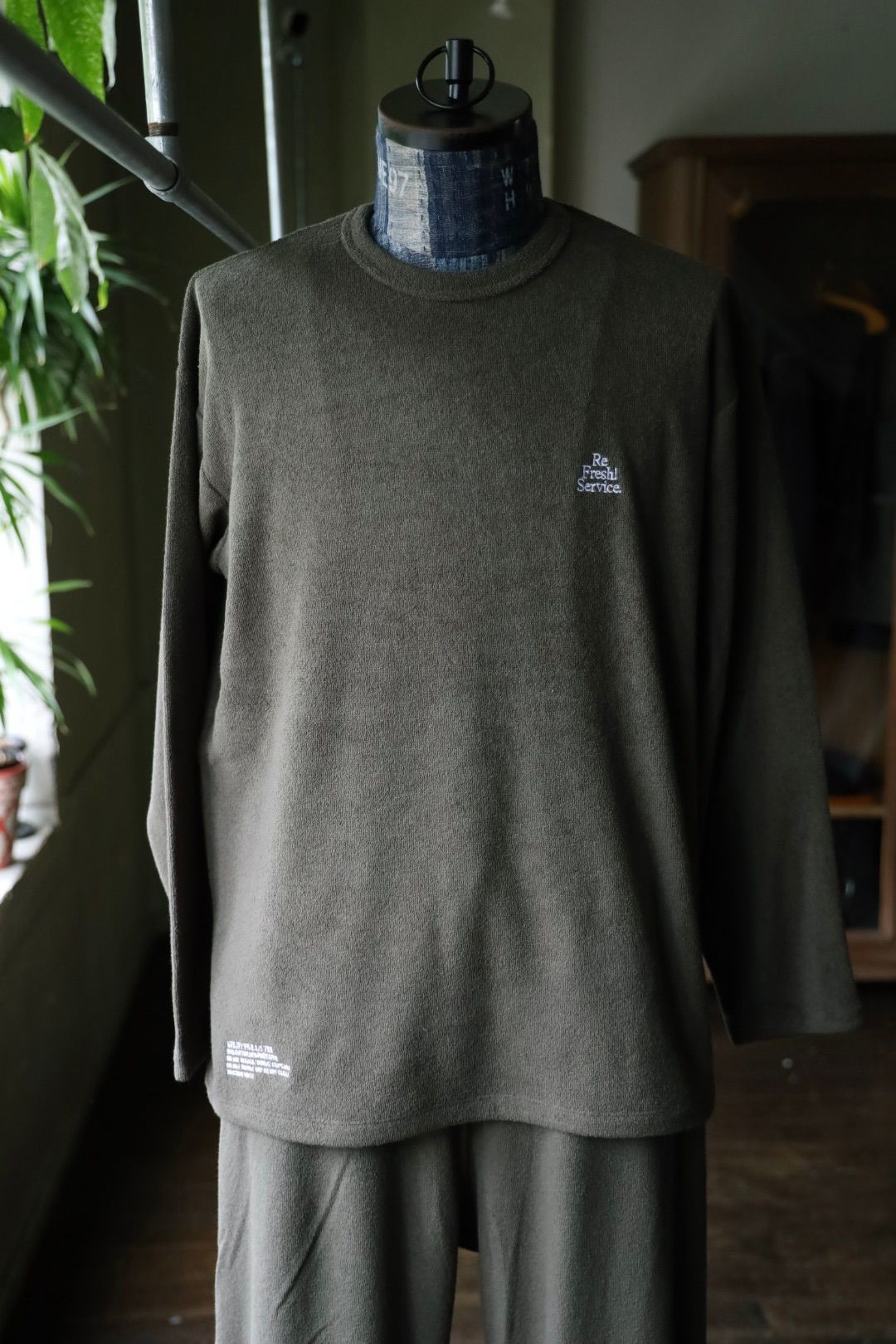 ReFresh!Service. “UTILITY PILE L/S SET-UP”(KHAKI)☆9月27日(土)発売！