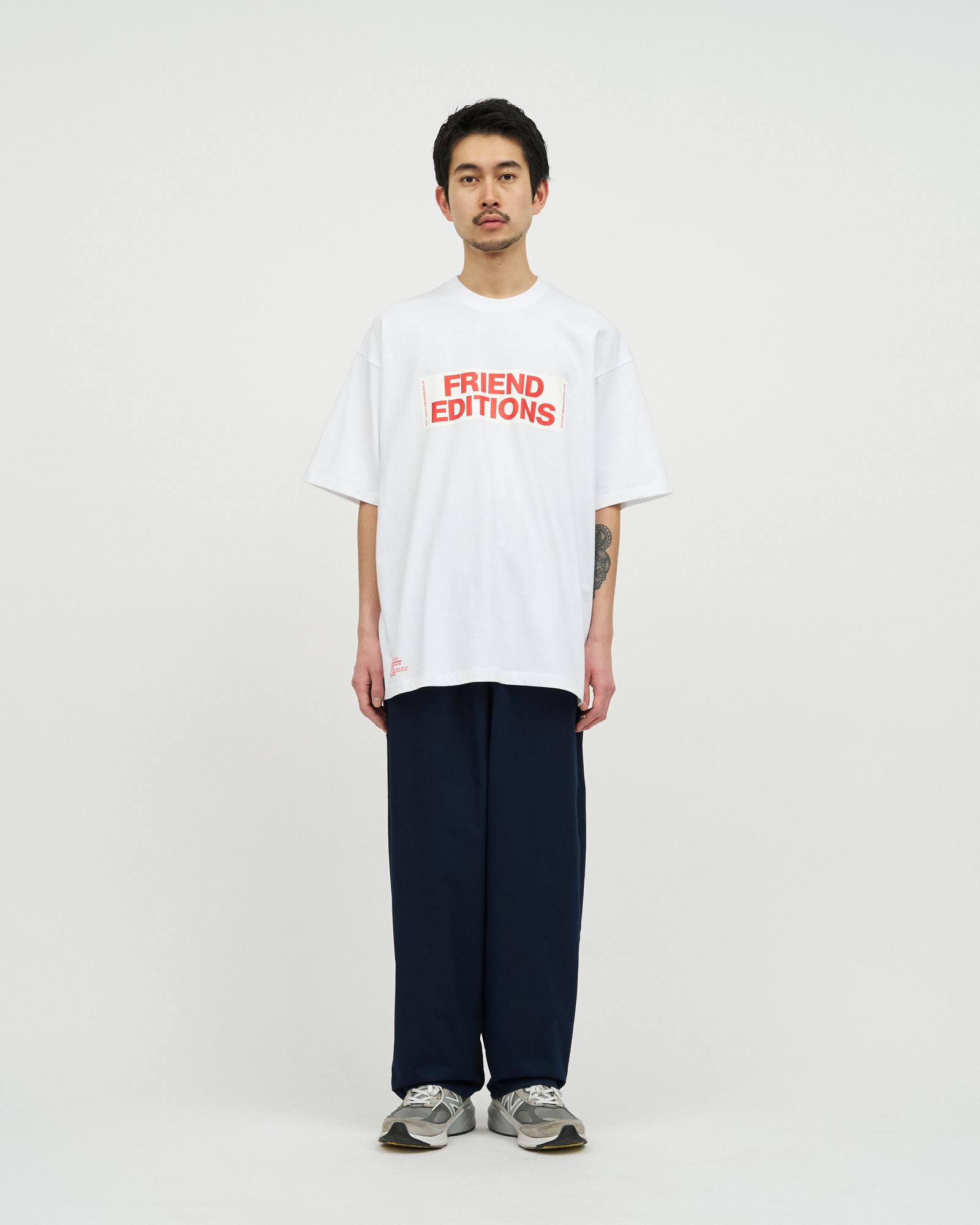 フレッシュサービス FRIEND EDITIONS CORPORATE TEE "STICKER"(FSC261-70088FE)WHITE☆3月14日(土)発売！