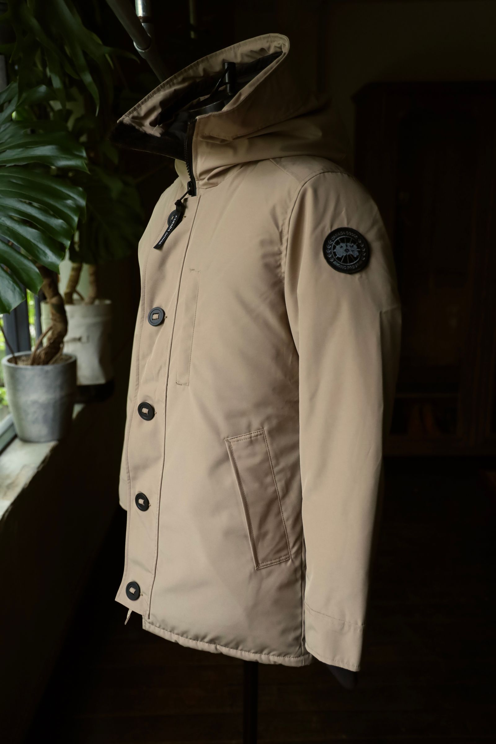 カナダグースメンズ ジャスパーパーカーブラックレーベルJasper Parka Black Label (3438MBJ)Tan☆新作発売！