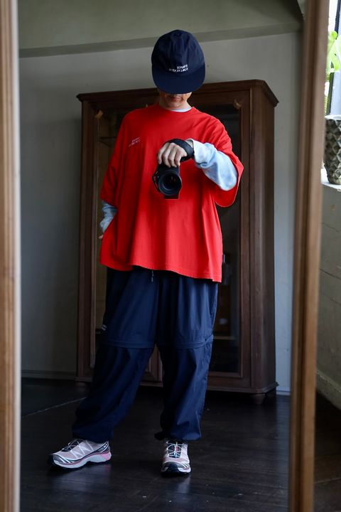 S.F.C SUPER WIDE DETACHABLE PANTS"NAVY"スタイル
