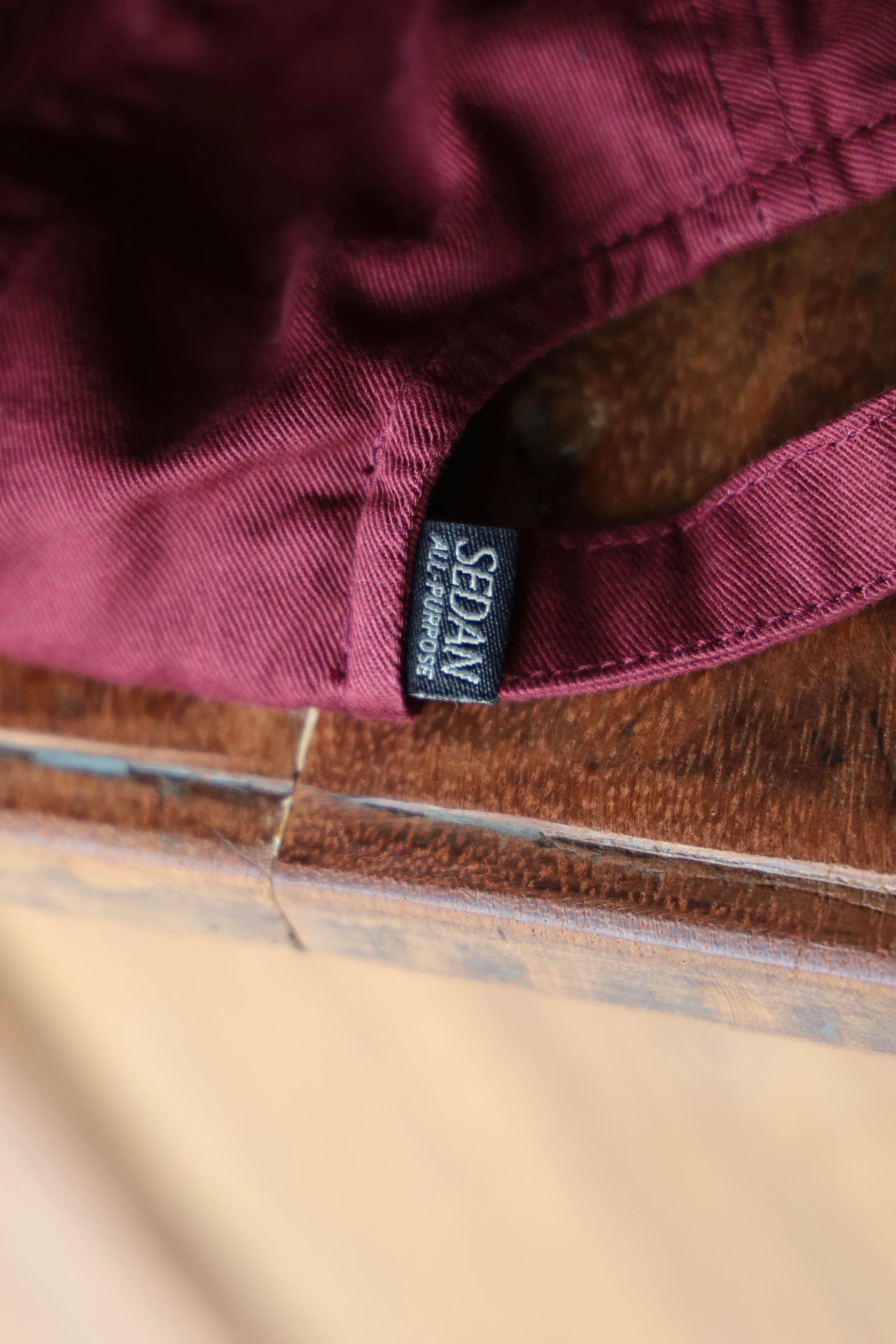 セダンオールパーパス SS25 OG Logo Cotton Twill BB Cap(SD25S-CP04)Burgundy
