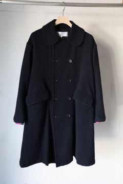 tao 26FW ウールツイル先染 製品縮絨コート(TR-C009-051-1)BLACK☆10月2日(金)発売！