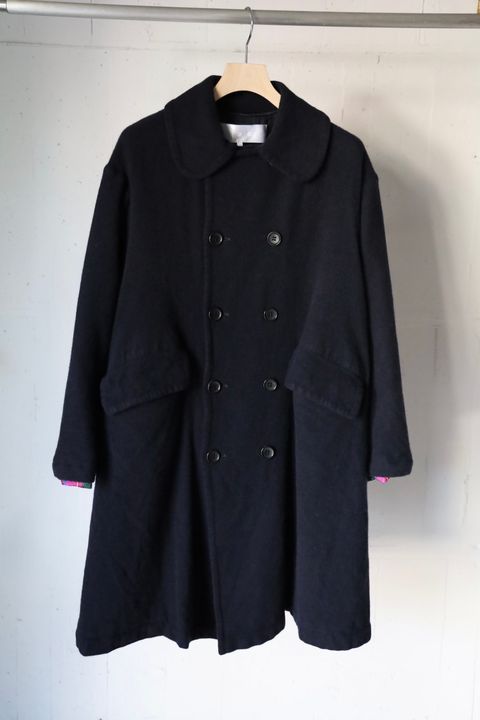 tao 26FW ウールツイル先染 製品縮絨コート(TR-C009-051-1)BLACK☆10月2日(金)発売！