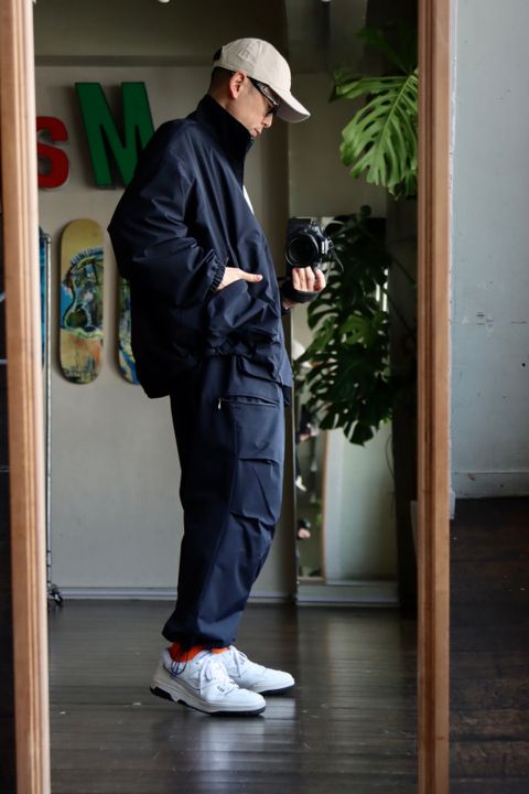 FreshService 23SS SOLOTEX TWILL FUNCTIONAL BLOUSON"NAVY"スタイル