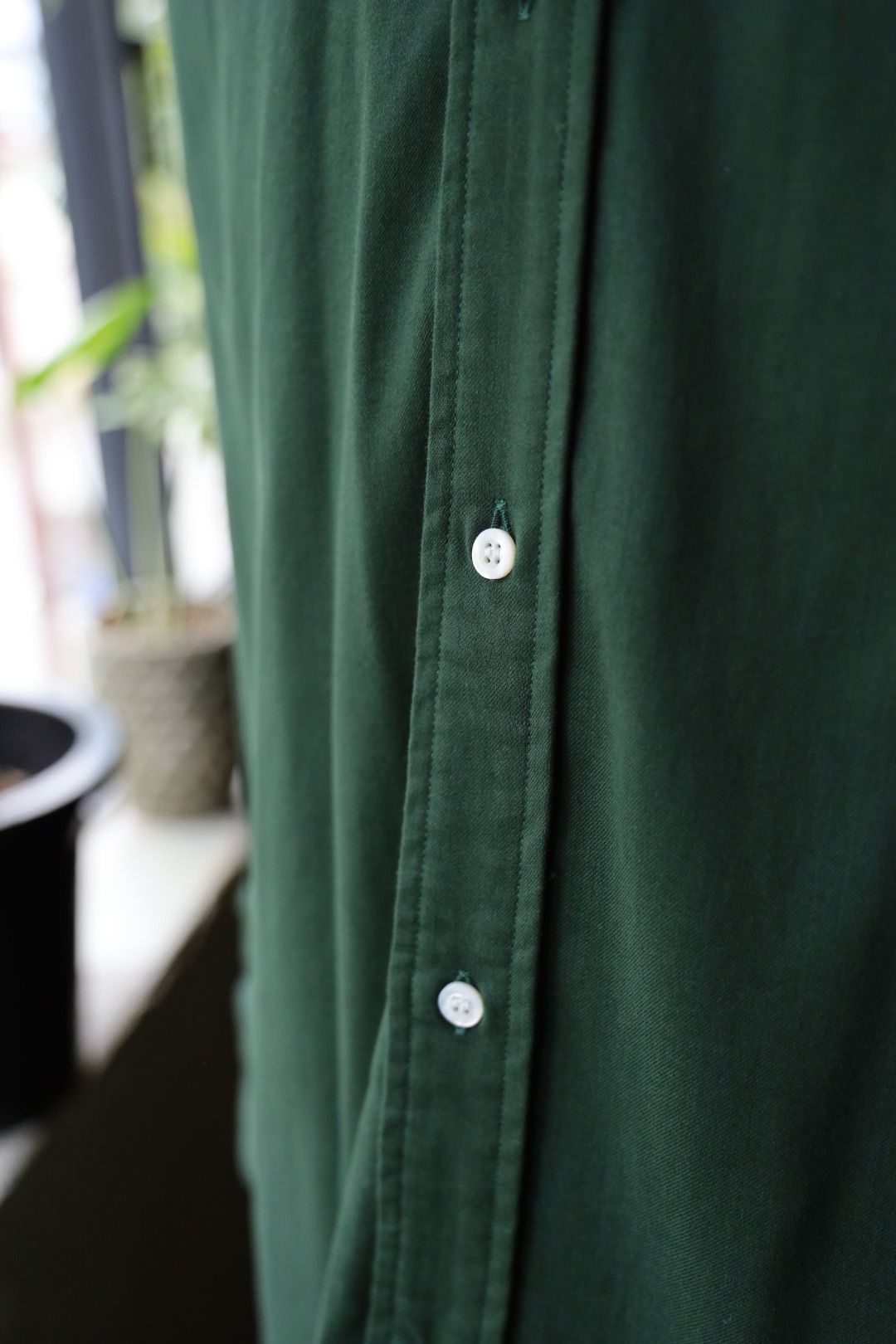 アプレッセ 2025 STYLE2 Double Weave Twill Regular Collar Shirt(25AAP-02-10)GREEN☆9月27日(土)発売！