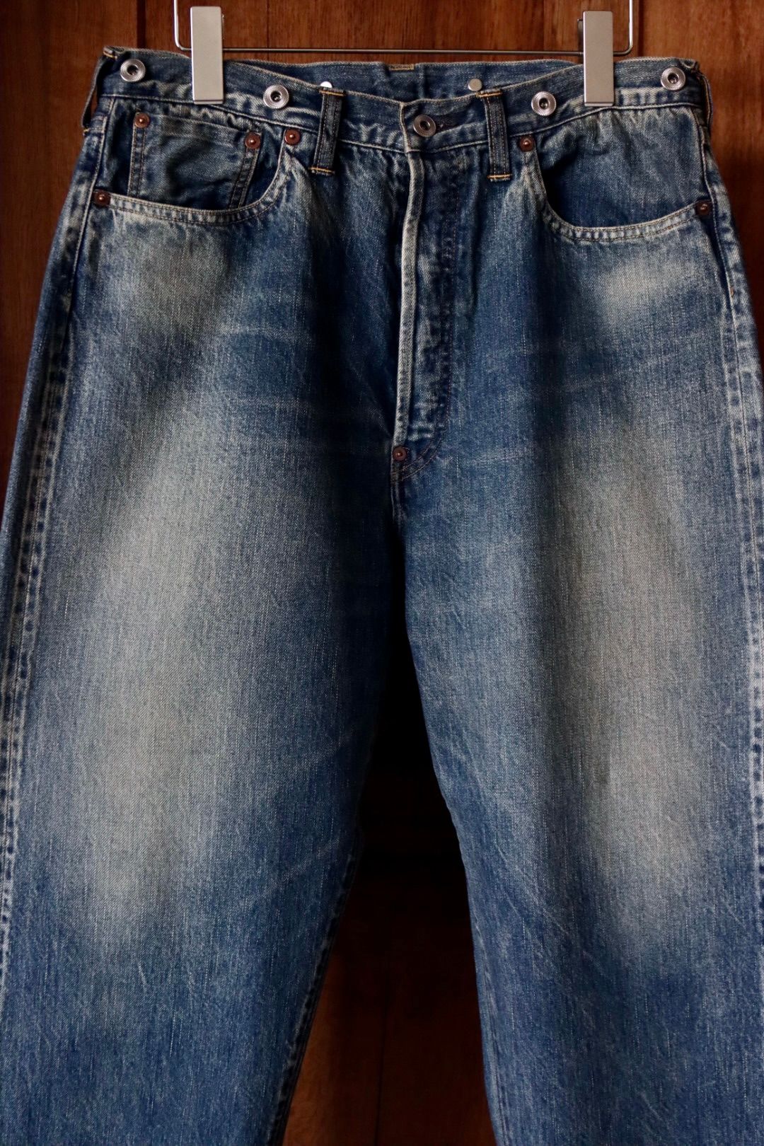 アプレッセ24SS デニムパンツ No.22 Washed Wide Denim  Pants(24SAP-04-11H)INDIGO☆2月10日(土)発売！ - 30