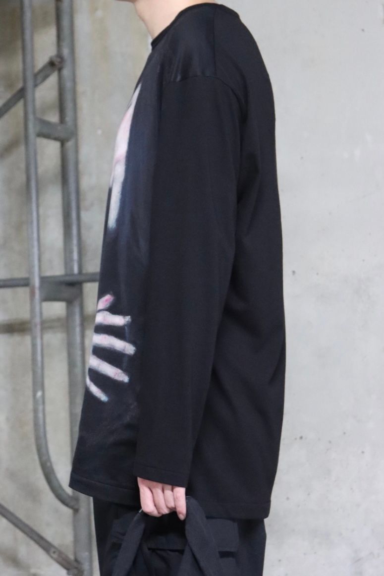 YohjiYamamoto ダイアゴナル スウィッチロングスリーブティー メンズ