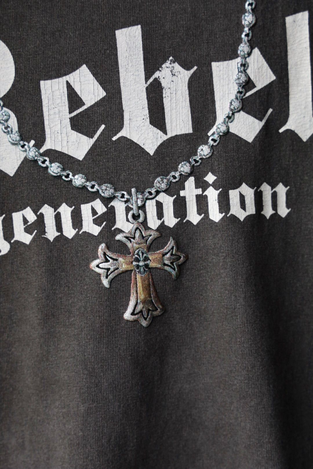 トーキングアバウト ジ アブストラクション 25AW CROSS NECKLACE TEE(2526AW-T-005)☆新作発売！