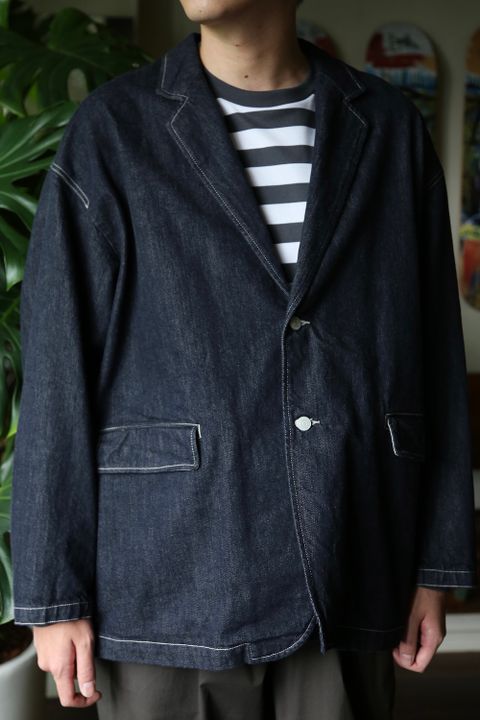 CIOTA for Graphpaper Suvin Cotton Denim Jacket(GM213-20238) style.2021.8.22