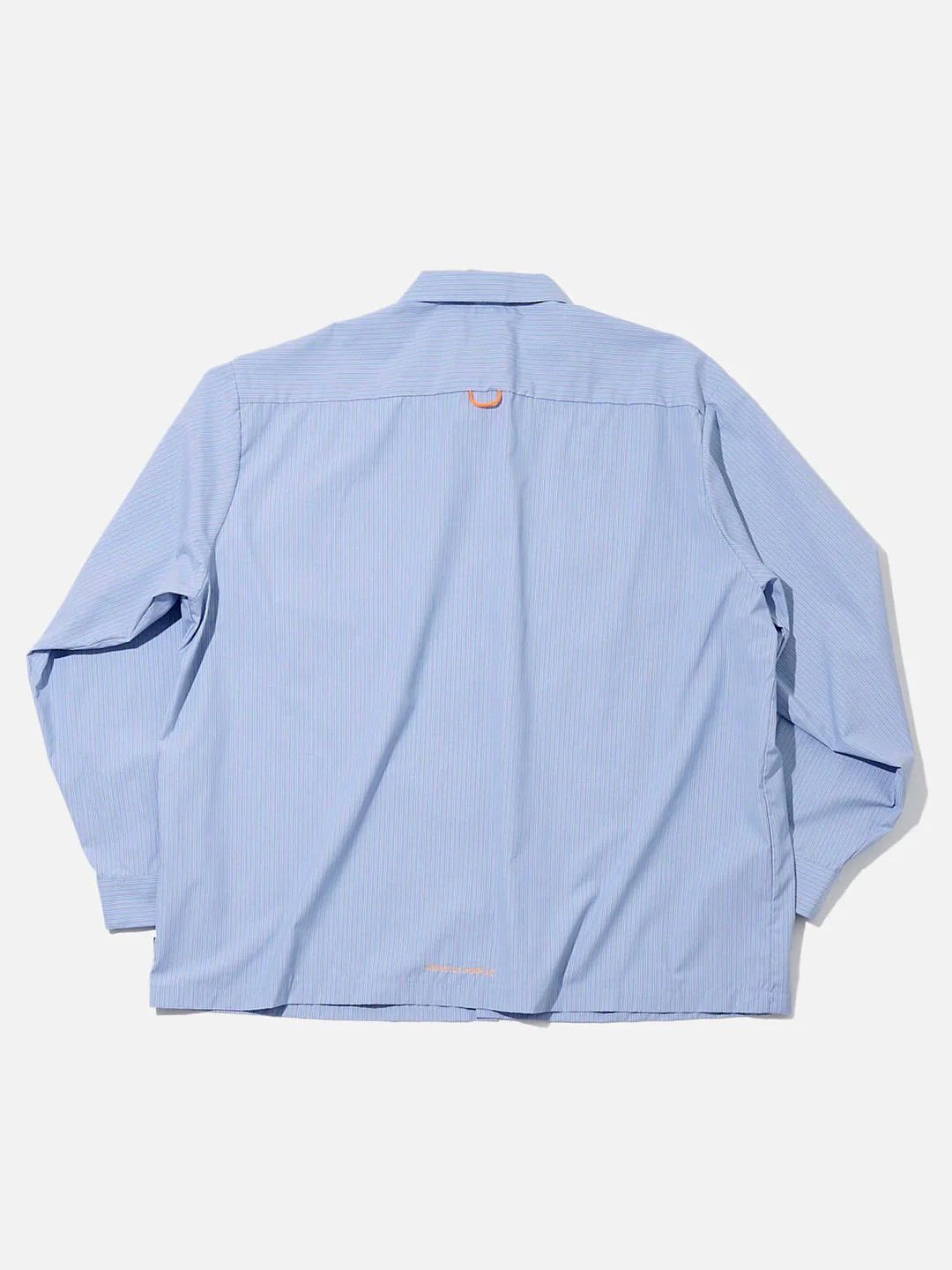 セダンオールパーパス23FW OVAL LOGO WORK SHIRT(SD23F-SH01)BLUE STRIPE