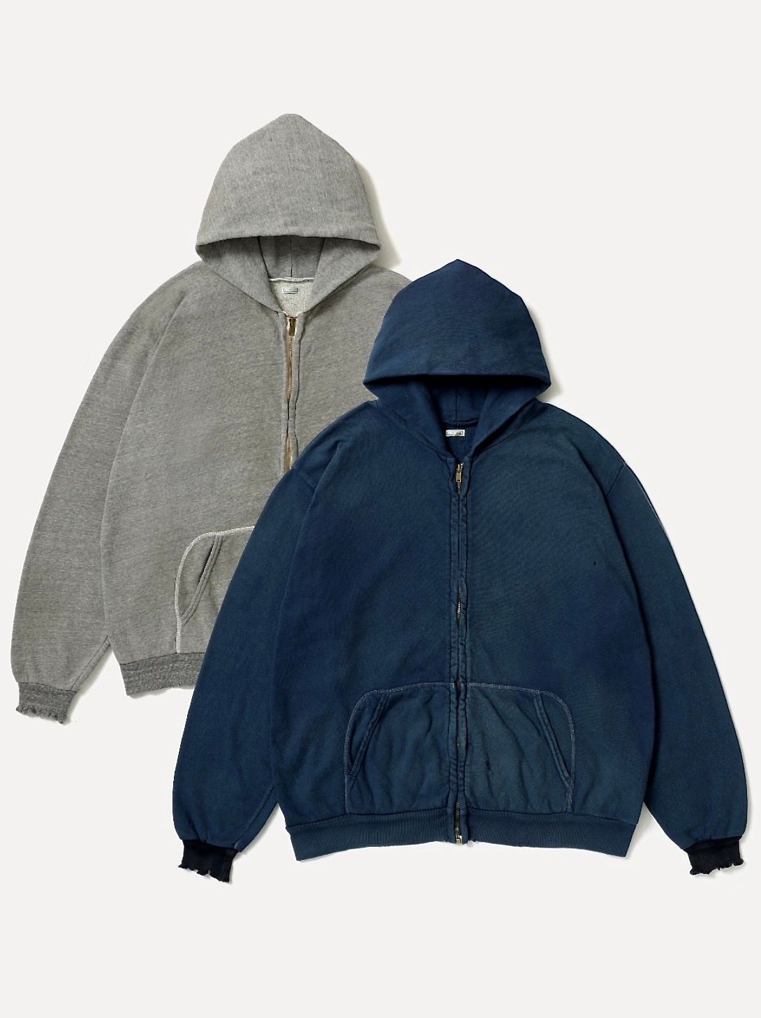 アプレッセ 2026 STYLE1 ジップスウェットフーディー Vintage Light Weight Zip Sweat Hoodie (26SAP-05-07)BLUE☆3月28日(土)発売！