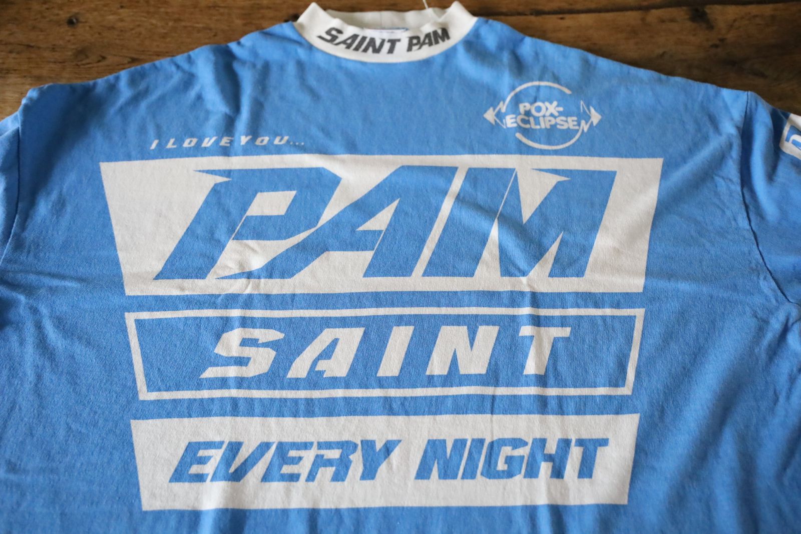 セントマイケル Tシャツ SAINT PAM LS TEE(SM-HR1-0000-C28)BLUE★9月27日(土)発売！