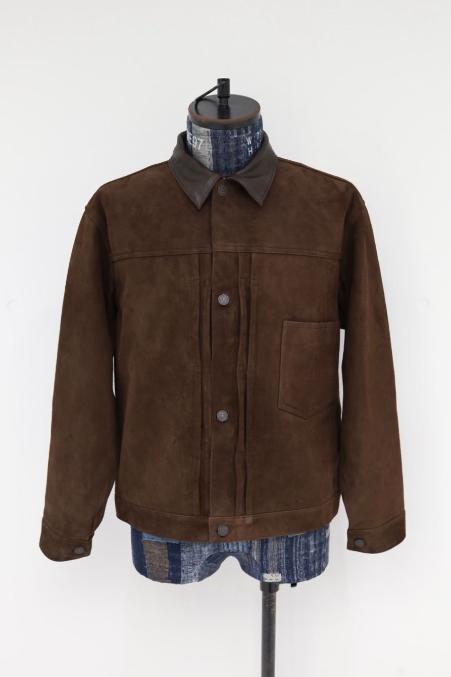 アプレッセ 2026 STYLE1 Vintage Suede Leather 1st Type Jacket(26SAP-01-07)BROWN☆12月13日(土)発売！