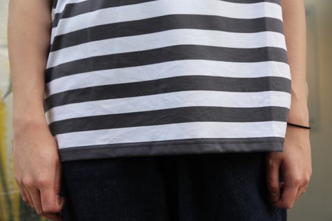 Graphpaper Border S/S Pocket Tee(GU211-70146B) style.2021.3.7