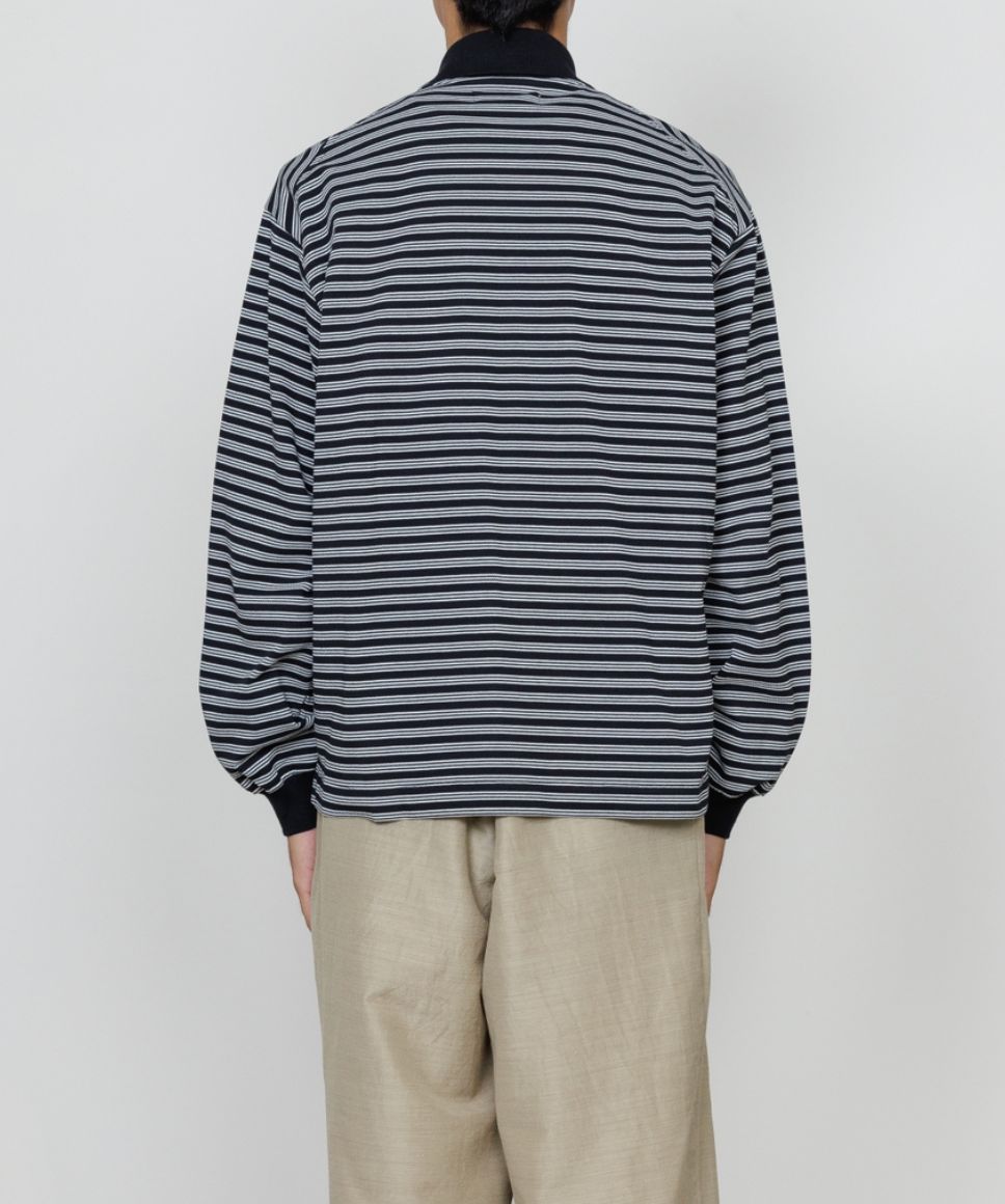 マーカ 26SS シャツカーディガン SHIRT CARDIGAN(M26A14CS01C)BLACK BORDER☆新作発売！