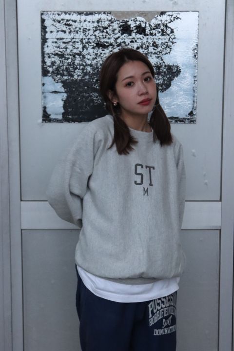 セントマイケル 新作CREW SWEAT STM style.2022.12.24