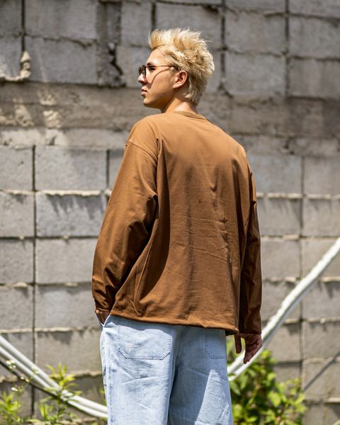 FreshService REVERSIBLE L/S TEE(BROWN)☆新作発売！